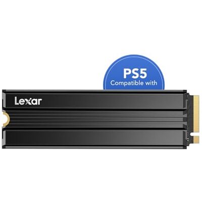 Lexar NM790 SSD 1TB con Disipador de Calor, M.2 2280 PCIe Gen4 NVMe SSD até 7400 MB/s de leitura, 6500 MB/s de escrita, unidade de estado sólido para PS5, PC Lexar NM790 SSD 1TB con Disipador de Calor, M.2 2280 PCIe Gen4 NVMe SSD até 7400 MB/s de leitura, 6500 MB/s de escrita, unidade de estado sólido para PS5, PC