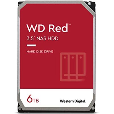 Western Digital WD WD60EFAX Red Disco rígido interno NAS de 3,5" 5400 RPM, SATA 6 Gb/s, SMR, 256 MB cache, 6 TB Western Digital WD WD60EFAX Red Disco rígido interno NAS de 3,5" 5400 RPM, SATA 6 Gb/s, SMR, 256 MB cache, 6 TB