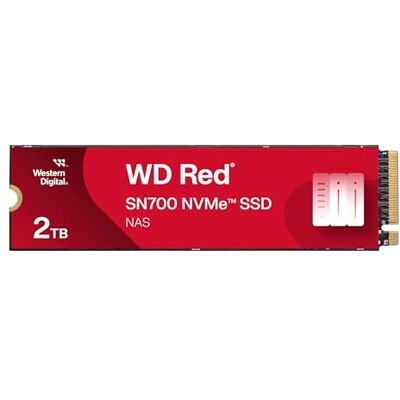 Western Digital Red SN700 2TB NVMe SSD para dispositivos NAS, com robusta responsividade do sistema e desempenho de E/S excepcional Western Digital Red SN700 2TB NVMe SSD para dispositivos NAS, com robusta responsividade do sistema e desempenho de E/S excepcional