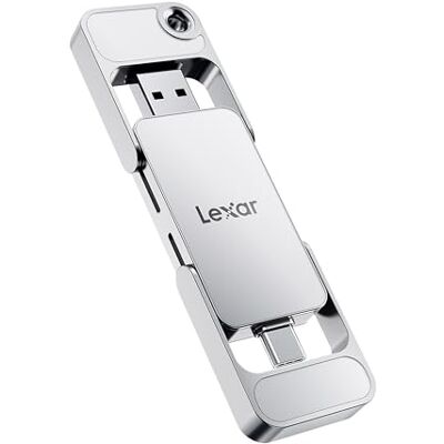 Lexar D70E 512 GB SSD Dual Drive, até 2,000 MB/s em leitura e 1,300 MB/s em escrita, SSD portátil sem cabos para dispositivos USB-C/USB-A, compatível com iPhone 17 Lexar D70E 512 GB SSD Dual Drive, até 2,000 MB/s em leitura e 1,300 MB/s em escrita, SSD portátil sem cabos para dispositivos USB-C/USB-A, compatível com iPhone 17