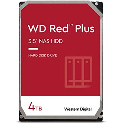 Western Digital WD WD40EFRX NAS Disco rígido, tecnologia SMR, 3,5", 4TB, disco rígido NAS, vermelho Western Digital WD WD40EFRX NAS Disco rígido, tecnologia SMR, 3,5", 4TB, disco rígido NAS, vermelho