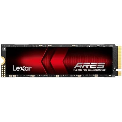 Lexar Ares SSD 1TB, M.2 2280 PCIe Gen4 NVMe SSD até 7,400 MB/s de leitura, unidade de estado sólido interna para PS5, PC, portátil, jogadores, criadores e profissionais Lexar Ares SSD 1TB, M.2 2280 PCIe Gen4 NVMe SSD até 7,400 MB/s de leitura, unidade de estado sólido interna para PS5, PC, portátil, jogadores, criadores e profissionais