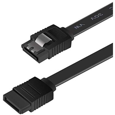 BENFEI Cabo SATA III, 6 Gbps, 45,7cm Cabo Para disco rígido SATA, SSD, Controlador de CD, gravador de CD, Preto BENFEI Cabo SATA III, 6 Gbps, 45,7cm Cabo Para disco rígido SATA, SSD, Controlador de CD, gravador de CD, Preto