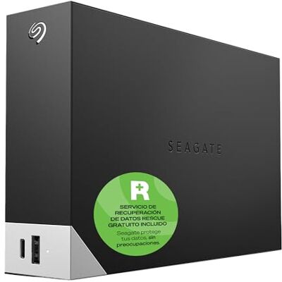 Seagate One Touch Hub, 16 TB, Unidad de Disco Duro Externo, USB-C, 3,5", USB 3.0, Ordenadores sobremesa, portátiles y Mac, Data Rescue Service (STLC16000402) Seagate One Touch Hub, 16 TB, Unidad de Disco Duro Externo, USB-C, 3,5", USB 3.0, Ordenadores sobremesa, portátiles y Mac, Data Rescue Service (STLC16000402)