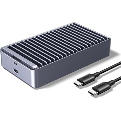 UGREEN Capa M2 NVMe SSD de 40 Gbps compartimentos USB 4 Compatível com Thunderbolt 4 3 adaptador de disco rígido externo de alumínio para Mac OS/Windows/Linux UGREEN Capa M2 NVMe SSD de 40 Gbps compartimentos USB 4 Compatível com Thunderbolt 4 3 adaptador de disco rígido externo de alumínio para Mac OS/Windows/Linux