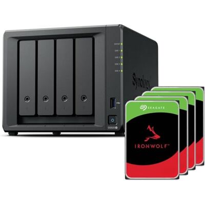 Synology DS925+ Bundle Seagate 16TB (Ironwolf 4X 4TB) 4Bay Desktop NAS, 2,5 GbE, 4 GB de RAM Synology DS925+ Bundle Seagate 16TB (Ironwolf 4X 4TB) 4Bay Desktop NAS, 2,5 GbE, 4 GB de RAM