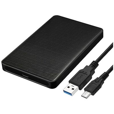 chenyang USB C a 2,5" SATA SSD HDD caixa de disco rígido externo para computador portátil preto chenyang USB C a 2,5" SATA SSD HDD caixa de disco rígido externo para computador portátil preto