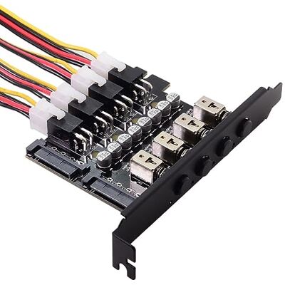 chenyang Sistema de control de módulo seletor de interruptor de alimentação com 4 discos rígidos SATA HDD SSD com suporte PCI de 120 mm chenyang Sistema de control de módulo seletor de interruptor de alimentação com 4 discos rígidos SATA HDD SSD com suporte PCI de 120 mm