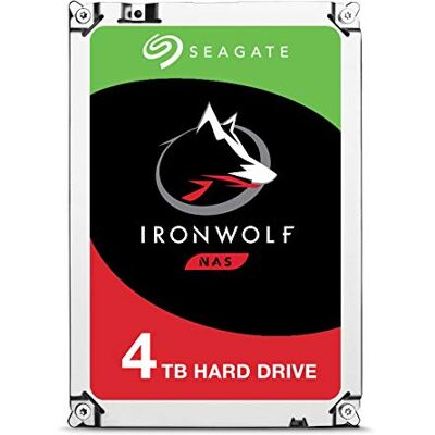 Seagate IronWolf, 4TB, NAS, Disco rígido interno, HDD, CMR 3,5" SATA 6GB/s, 5900 RPM, cache de 64 MB para armazenamento conectado a rede RAID, e 3 anos de Serviços Rescue (ST4000VN008) Seagate IronWolf, 4TB, NAS, Disco rígido interno, HDD, CMR 3,5" SATA 6GB/s, 5900 RPM, cache de 64 MB para armazenamento conectado a rede RAID, e 3 anos de Serviços Rescue (ST4000VN008)