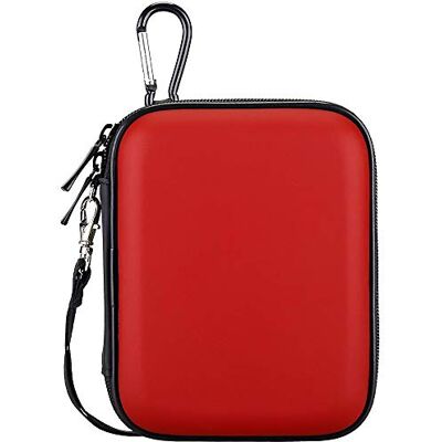 Lacdo Capas para discos rígidos externos de 2,5" para Seagate Basic/Expansion, Seagate Game Drive/Portable Drive/Backup Plus/One Touch HDD 1TB 2TB 3TB 4TB 5TB saco de viagem anti-choques, vermelho Lacdo Capas para discos rígidos externos de 2,5" para Seagate Basic/Expansion, Seagate Game Drive/Portable Drive/Backup Plus/One Touch HDD 1TB 2TB 3TB 4TB 5TB saco de viagem anti-choques, vermelho