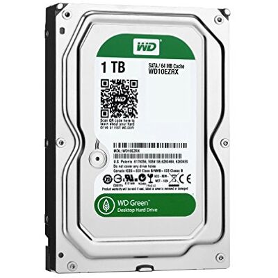 Western Digital WD10EZRX Alvo rígido interno de 3,5" de 1 TB, SATA3, 64 MB, 7200 RPM Western Digital WD10EZRX Alvo rígido interno de 3,5" de 1 TB, SATA3, 64 MB, 7200 RPM