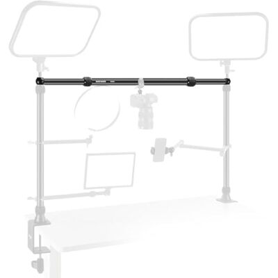 NEEWER 2,8 4,9 pés braço horizontal extensível apenas para NK002 & NK003 Overhead Desk Camera Mount Rig Webcam Stand, braço telescópico para suporte telefone luz LED gravação vídeo streaming NEEWER 2,8 4,9 pés braço horizontal extensível apenas para NK002 & NK003 Overhead Desk Camera Mount Rig Webcam Stand, braço telescópico para suporte telefone luz LED gravação vídeo streaming