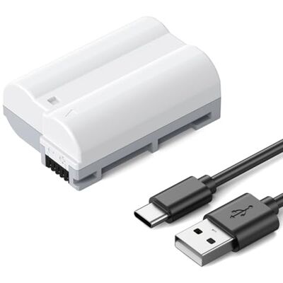 K&F CONCEPT 2600mAh EN-EL15C Batería, USB C 2.5H Fast Chraging Batería Compatible con Cámara Nikon Z8, Z7, Z6, Z7ii, Z6ii, Z5, D850, D810, D810A, D780, D750, D610, D500, D7500, D7200 K&F CONCEPT 2600mAh EN-EL15C Batería, USB C 2.5H Fast Chraging Batería Compatible con Cámara Nikon Z8, Z7, Z6, Z7ii, Z6ii, Z5, D850, D810, D810A, D780, D750, D610, D500, D7500, D7200