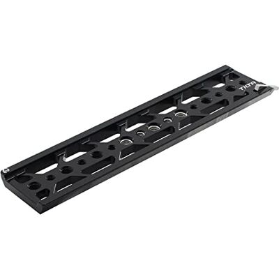 Tilta Placa de cauda de milão leve padrão 10" Compatível com gaiola de câmera BMPCC 4K 6K GH5 S1H A6 A7 A7S3 placa base TT-C16-BLK Tilta Placa de cauda de milão leve padrão 10" Compatível com gaiola de câmera BMPCC 4K 6K GH5 S1H A6 A7 A7S3 placa base TT-C16-BLK