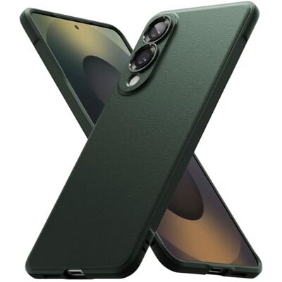Ringke Onyx Compatível com capa Samsung Galaxy S25 Edge, sente-se bem na mão, resistente a óleo e sujidade, cortes individuais para a câmara verde escuro Ringke Onyx Compatível com capa Samsung Galaxy S25 Edge, sente-se bem na mão, resistente a óleo e sujidade, cortes individuais para a câmara verde escuro