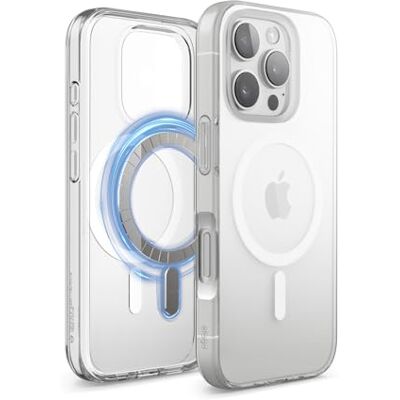 elago Capa Híbrida Magnética Compatível com iPhone 16 Pro 6,3” Compatível com MagSafe, Híbrida PC + TPU, Parachoque à Prova de Choques, Proteção da Câmera (Transparente) Compatible con MagSafe, PC + TPU, Parachoques Antigolpes, Protección de Cámara (Tra elago Capa Híbrida Magnética Compatível com iPhone 16 Pro 6,3” Compatível com MagSafe, Híbrida PC + TPU, Parachoque à Prova de Choques, Proteção da Câmera (Transparente) Compatible con MagSafe, PC + TPU, Parachoques Antigolpes, Protección de Cámara (Tra