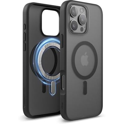 elago Capa Híbrida Magnética Compatível com iPhone 16 Pro 6,9" Compatível com MagSafe, Híbrida PC + TPU, Parachoque à Prova de Choques, Proteção da Câmera (Preto Fosco) Compatible con MagSafe, PC + TPU, Parachoques Antigolpes, Protección de Cámara (Negr elago Capa Híbrida Magnética Compatível com iPhone 16 Pro 6,9" Compatível com MagSafe, Híbrida PC + TPU, Parachoque à Prova de Choques, Proteção da Câmera (Preto Fosco) Compatible con MagSafe, PC + TPU, Parachoques Antigolpes, Protección de Cámara (Negr