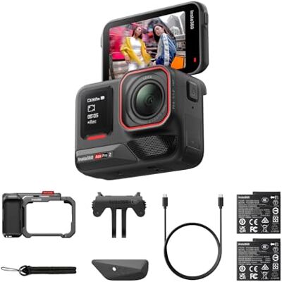 Insta360 Ace Pro 2 Pacote Xplorer Cinza Ardósia câmara de ação 8K co-projetada com a Leica, Sensor de 1/1,3", Chip IA Duplo, excelente em Baixa luz, Áudio Superior, Bateria Dupla Cámara deportiva impermeable co-diseñada con Leica, sensor de 1/1,3", exce Insta360 Ace Pro 2 Pacote Xplorer Cinza Ardósia câmara de ação 8K co-projetada com a Leica, Sensor de 1/1,3", Chip IA Duplo, excelente em Baixa luz, Áudio Superior, Bateria Dupla Cámara deportiva impermeable co-diseñada con Leica, sensor de 1/1,3", exce