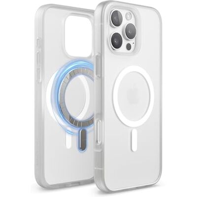 elago Capa Híbrida Magnética Compatível com iPhone 16 Pro MAX 6,9” Compatível com MagSafe, Híbrida PC + TPU, Parachoques à Prova de Choques, Proteção da Câmera (Matte Clear) Compatible con MagSafe, PC + TPU, Parachoques Antigolpes, Protección de Cámara elago Capa Híbrida Magnética Compatível com iPhone 16 Pro MAX 6,9” Compatível com MagSafe, Híbrida PC + TPU, Parachoques à Prova de Choques, Proteção da Câmera (Matte Clear) Compatible con MagSafe, PC + TPU, Parachoques Antigolpes, Protección de Cámara