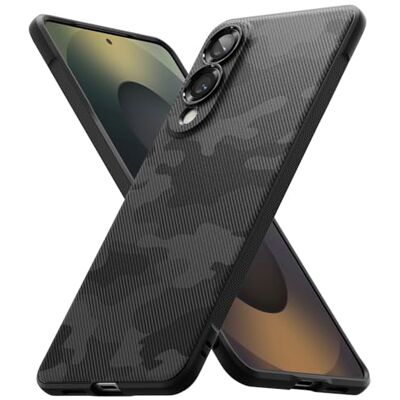 Ringke Onyx Compatível com capa Samsung Galaxy S25 Edge, sente-se bem na mão, resistente a óleo e sujidade, cortes individuais para a câmara Camo Black Ringke Onyx Compatível com capa Samsung Galaxy S25 Edge, sente-se bem na mão, resistente a óleo e sujidade, cortes individuais para a câmara Camo Black