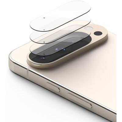 Ringke Conjunto de 3, protetor de câmara para Google Pixel 9 Pro, protetor Cristal temperado 9H de cobertura completa, resistente a riscos, qualidade HD, revestimento oleofóbico Ringke Conjunto de 3, protetor de câmara para Google Pixel 9 Pro, protetor Cristal temperado 9H de cobertura completa, resistente a riscos, qualidade HD, revestimento oleofóbico