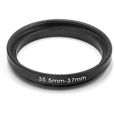 vhbw Anel Step Up 35,5 mm 37 mm para alvo da câmara adaptador de filtro, metal preto Adaptador de filtro, metal negro vhbw Anel Step Up 35,5 mm 37 mm para alvo da câmara adaptador de filtro, metal preto Adaptador de filtro, metal negro