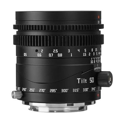 TTARTISAN Inclinável 50 mm f1,4 RF lente, ecrã completo, foco manual, lentes de retrato, grande abertura, câmara sem espelho, compatível com Canon RF Mount (RF) TTARTISAN Inclinável 50 mm f1,4 RF lente, ecrã completo, foco manual, lentes de retrato, grande abertura, câmara sem espelho, compatível com Canon RF Mount (RF)