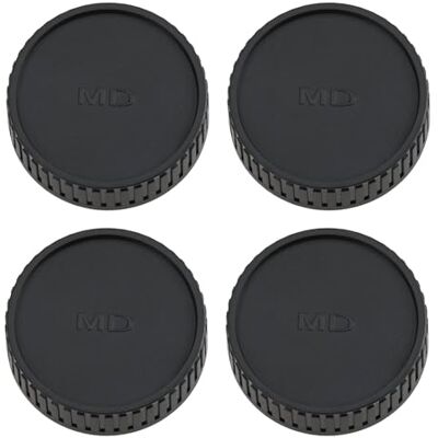 Axis 4 tampas de lente traseira para câmara compatíveis com Minolta MD MC armação de 51 x 44 x 14,5 mm, cor preta Axis 4 tampas de lente traseira para câmara compatíveis com Minolta MD MC armação de 51 x 44 x 14,5 mm, cor preta