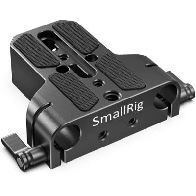 SMALLRIG 15 mm LWS Baseplate, Placa Base com Garra de 15mm para Haste de Câmera 1674 SMALLRIG 15 mm LWS Baseplate, Placa Base com Garra de 15mm para Haste de Câmera 1674