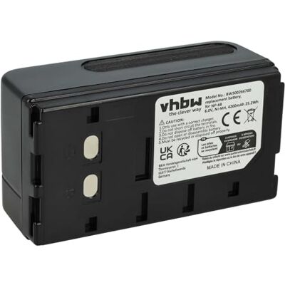 vhbw 1 bateria compatível com Sony CCD-F150 CCD-EB55, CCD-F250E, CCD-F250, CCD-F288BR, CCD-F280, CCD-F300 câmara (4000 mAh, 6 V, NiMH) vhbw 1 bateria compatível com Sony CCD-F150 CCD-EB55, CCD-F250E, CCD-F250, CCD-F288BR, CCD-F280, CCD-F300 câmara (4000 mAh, 6 V, NiMH)