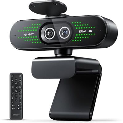 EMEET Nova 4K Webcam câmara dupla para PC, grande ângulo e teleobjetivo 11 x zoom híbrido Foco PDAF controlo remoto luz RGB e predefinições de cor Configurações salvas para quadro branco EMEET Nova 4K Webcam câmara dupla para PC, grande ângulo e teleobjetivo 11 x zoom híbrido Foco PDAF controlo remoto luz RGB e predefinições de cor Configurações salvas para quadro branco