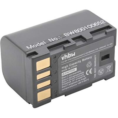 vhbw Bateria compatível com JVC DR-D818, GC-PX10, GC-PX100BEU, GC-PX100 câmara de vídeo (1400 mAh, 7,2 V, Li-Ion) com chip GC-PX100BEU, GC-PX100, GC-PX10 cámara de vídeo (1400 mAh, 7,2 V, Li-Ion) con chip vhbw Bateria compatível com JVC DR-D818, GC-PX10, GC-PX100BEU, GC-PX100 câmara de vídeo (1400 mAh, 7,2 V, Li-Ion) com chip GC-PX100BEU, GC-PX100, GC-PX10 cámara de vídeo (1400 mAh, 7,2 V, Li-Ion) con chip