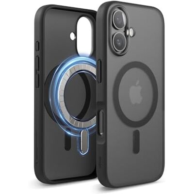 elago Capa Híbrida Magnética Compatível com Capa para iPhone 16 6,1" Compatível com MagSafe, Híbrida PC + TPU, Para-choques à Prova de Impactos, Proteção da Câmara (Preto Mate) Compatible con MagSafe, PC + TPU, Parachoques Antigolpes, Protección de Cáma elago Capa Híbrida Magnética Compatível com Capa para iPhone 16 6,1" Compatível com MagSafe, Híbrida PC + TPU, Para-choques à Prova de Impactos, Proteção da Câmara (Preto Mate) Compatible con MagSafe, PC + TPU, Parachoques Antigolpes, Protección de Cáma