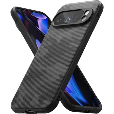 Ringke Onyx Capa para Google Pixel 9 Pro, sente-se bem na mão, resistente a óleo e sujidade, cortes precisos para a câmara camuflagem preta Ringke Onyx Capa para Google Pixel 9 Pro, sente-se bem na mão, resistente a óleo e sujidade, cortes precisos para a câmara camuflagem preta