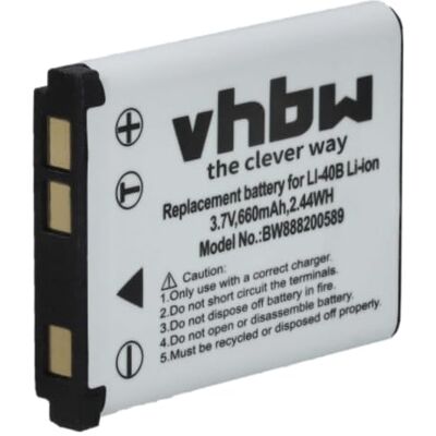 vhbw Bateria recarregável compatível com Rollei Compactline 102, 103, 122, 202, 312, 320, 350, 360 câmara digital, DSLR (660 mAh, 3,7 V, Li-Ion) 103, 122, 202, 312, 320, 350, 360 cámara digital, DSLR (660 mAh, 3,7 V, Li-Ion) vhbw Bateria recarregável compatível com Rollei Compactline 102, 103, 122, 202, 312, 320, 350, 360 câmara digital, DSLR (660 mAh, 3,7 V, Li-Ion) 103, 122, 202, 312, 320, 350, 360 cámara digital, DSLR (660 mAh, 3,7 V, Li-Ion)
