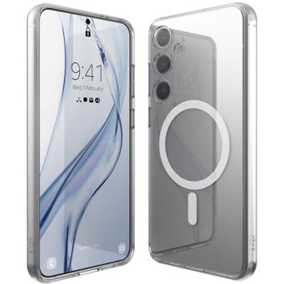 elago Estojo Magnético Híbrido Transparente Compatível com Samsung Galaxy S24 Plus, Compatível com MagSafe, PC+TPU, Recortes Precisos para Câmera, Forte Magnetismo (Transparente) Compatible con MagSafe, PC + TPU, Recortes Precisos para Cámara, Magnetism elago Estojo Magnético Híbrido Transparente Compatível com Samsung Galaxy S24 Plus, Compatível com MagSafe, PC+TPU, Recortes Precisos para Câmera, Forte Magnetismo (Transparente) Compatible con MagSafe, PC + TPU, Recortes Precisos para Cámara, Magnetism