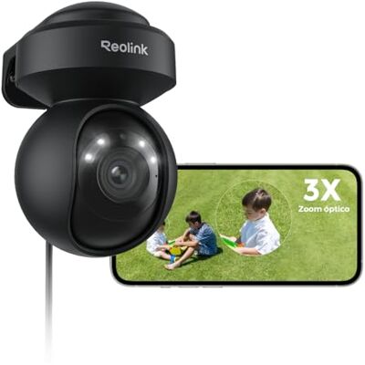 Reolink Câmara de vigilância WiFi exterior 4K 8MP PTZ, E1 Outdoor Pro preto Câmara WiFi Exterior Dupla 2,4/5 GHz WiFi 6, deteção pessoas/veículos / animais, visão noturna cor, áudio bidirecional Reolink Câmara de vigilância WiFi exterior 4K 8MP PTZ, E1 Outdoor Pro preto Câmara WiFi Exterior Dupla 2,4/5 GHz WiFi 6, deteção pessoas/veículos / animais, visão noturna cor, áudio bidirecional