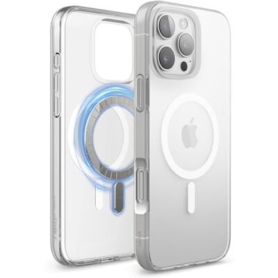elago Capa Híbrida Magnética Compatível com Capa para iPhone 16 Pro MAX 6,9” Compatível com MagSafe, Híbrida PC + TPU, Parachoques à Prova de Choques, Proteção da Câmera (Transparente) Compatible con MagSafe, PC + TPU, Parachoques Antigolpes, Protección elago Capa Híbrida Magnética Compatível com Capa para iPhone 16 Pro MAX 6,9” Compatível com MagSafe, Híbrida PC + TPU, Parachoques à Prova de Choques, Proteção da Câmera (Transparente) Compatible con MagSafe, PC + TPU, Parachoques Antigolpes, Protección
