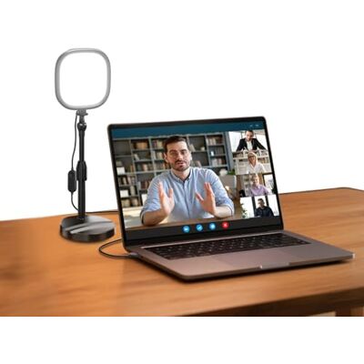 NEEWER Basics NL10 Tela completa aro luz com suporte, Desk Videocall CRI95, 10 W Bi Color Ilumi borda zoom conferência, LED luz anular para computador portátil webcam telemóvel streaming NEEWER Basics NL10 Tela completa aro luz com suporte, Desk Videocall CRI95, 10 W Bi Color Ilumi borda zoom conferência, LED luz anular para computador portátil webcam telemóvel streaming