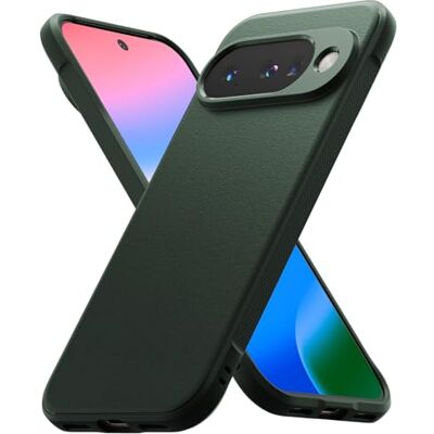 Ringke Onyx Capa para Google Pixel 10, sente-se bem na mão, resistente ao óleo e à sujidade, cortes individuais para a câmara verde escuro Ringke Onyx Capa para Google Pixel 10, sente-se bem na mão, resistente ao óleo e à sujidade, cortes individuais para a câmara verde escuro