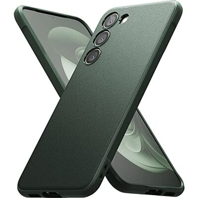 Ringke Onyx Compatível com capa Samsung Galaxy S23, sente-se bem na mão, resistente a óleo e sujidade, cortes individuais para a câmara verde escuro Ringke Onyx Compatível com capa Samsung Galaxy S23, sente-se bem na mão, resistente a óleo e sujidade, cortes individuais para a câmara verde escuro
