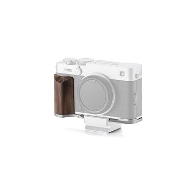 Tilta Placa base de montagem com pega de madeira compatível com Fujifilm X-E5 prata TA-T91-WG-S Tilta Placa base de montagem com pega de madeira compatível com Fujifilm X-E5 prata TA-T91-WG-S