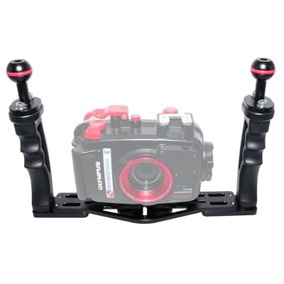 nitescuba NS10 Bandeja de câmara subaquática extensível com cabo para GoPro, PT059, RX 100 UW, cabo macio universal com material de alumínio e borracha (preto) nitescuba NS10 Bandeja de câmara subaquática extensível com cabo para GoPro, PT059, RX 100 UW, cabo macio universal com material de alumínio e borracha (preto)