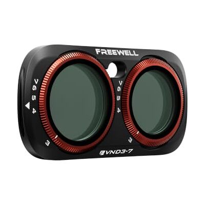 FREEWELL VND Filtro de parada 3-7 para Insta360 Luna Ultra Filtro ND variável ajustável para mudanças rápidas de exposição e controlo de desfocagem de movimento cinematográfico FREEWELL VND Filtro de parada 3-7 para Insta360 Luna Ultra Filtro ND variável ajustável para mudanças rápidas de exposição e controlo de desfocagem de movimento cinematográfico