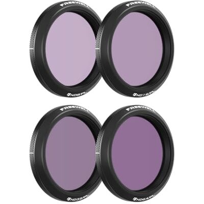 FREEWELL Filtros compatíveis com Osmo Action 5 Pro/Action 4/Action 3 Kit ND/PL de luz diurna FREEWELL Filtros compatíveis com Osmo Action 5 Pro/Action 4/Action 3 Kit ND/PL de luz diurna