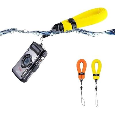 PROfezzion 2 Pack Waterproof Camera Floating Wrist Strap for Gopro Hero 9 8 for Canon Olumpus Nikon Underwater Camera PROfezzion 2 Pack Waterproof Camera Floating Wrist Strap for Gopro Hero 9 8 for Canon Olumpus Nikon Underwater Camera