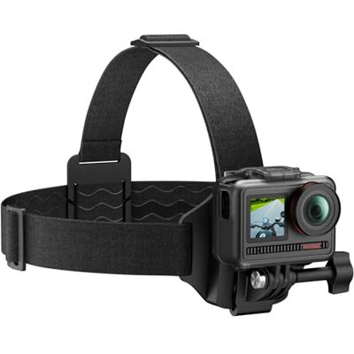 AKASO Suporte de faixa para a cabeça compatível com câmara de ação , GoPro Hero 12/11/10/9/8/7/6, DJI Osmo, Insta 360 AKASO Suporte de faixa para a cabeça compatível com câmara de ação , GoPro Hero 12/11/10/9/8/7/6, DJI Osmo, Insta 360