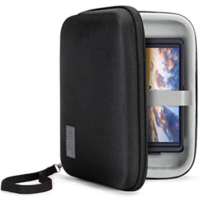 USA Gear Estojo de monitor de câmara rígida de 7,5 polegadas bolsa portátil para monitor de vídeo compatível com monitores de vídeo Feelworld, atomos, Lilliput A7s e mais monitores (preto) USA Gear Estojo de monitor de câmara rígida de 7,5 polegadas bolsa portátil para monitor de vídeo compatível com monitores de vídeo Feelworld, atomos, Lilliput A7s e mais monitores (preto)