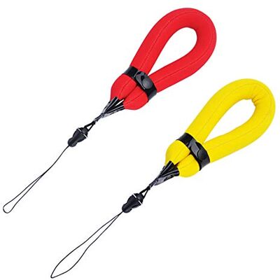PROfezzion Correia flutuante para câmaras subaquáticas Olympus TG Series GoPro Fujifilm Panasonic Canon Sony etc (lote de 2) PROfezzion Correia flutuante para câmaras subaquáticas Olympus TG Series GoPro Fujifilm Panasonic Canon Sony etc (lote de 2)
