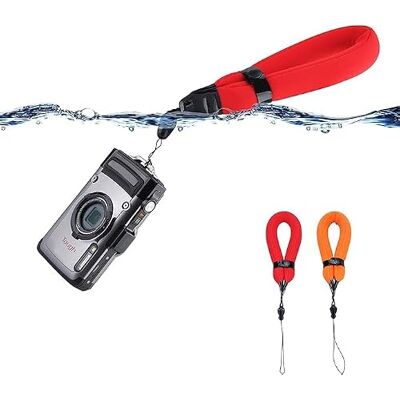 PROfezzion 2 Pack Waterproof Camera Floating Wrist Strap for Gopro Hero 9 8 for Canon Olumpus Nikon Underwater Camera PROfezzion 2 Pack Waterproof Camera Floating Wrist Strap for Gopro Hero 9 8 for Canon Olumpus Nikon Underwater Camera